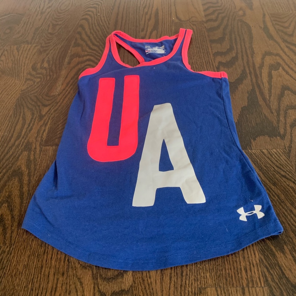Under Armour youth small fitted tank